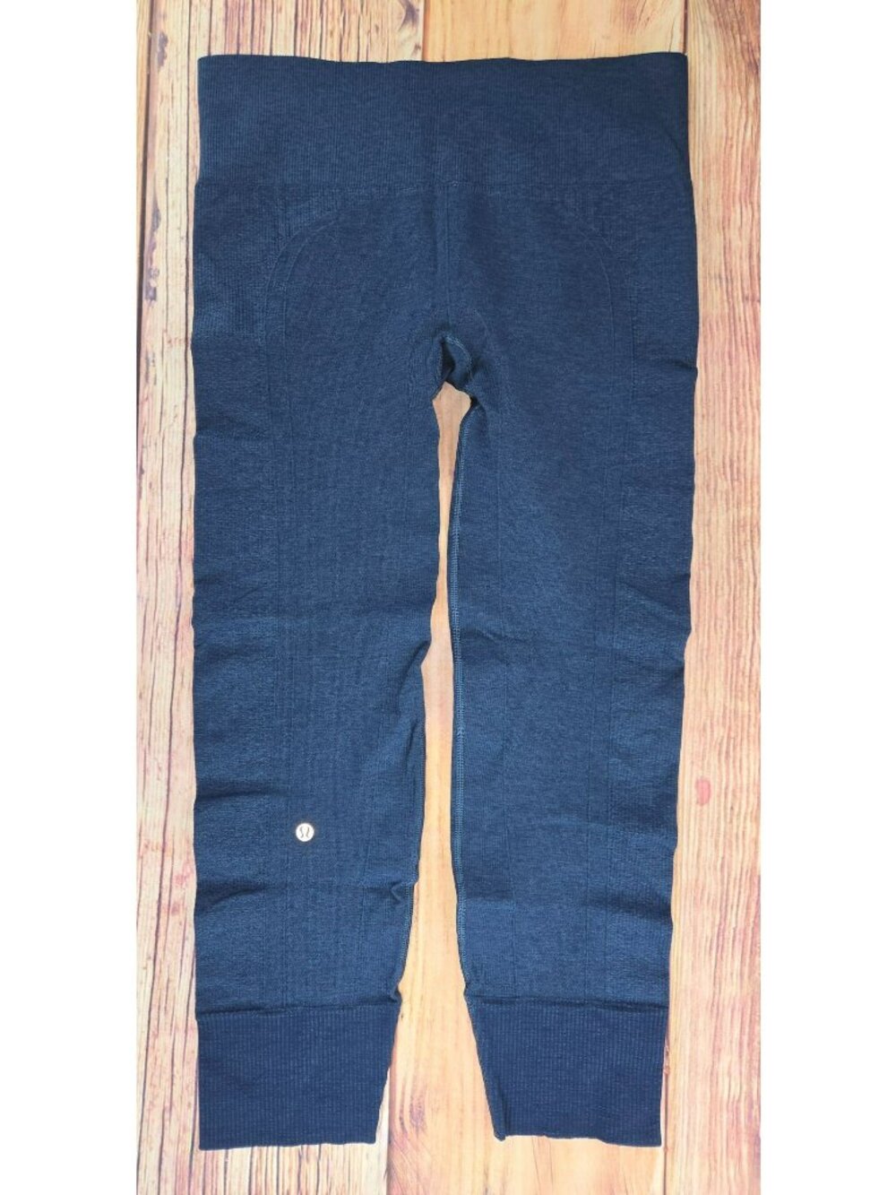 Lululemon Athletica Navy Cropped High-Waisted Leggings 10